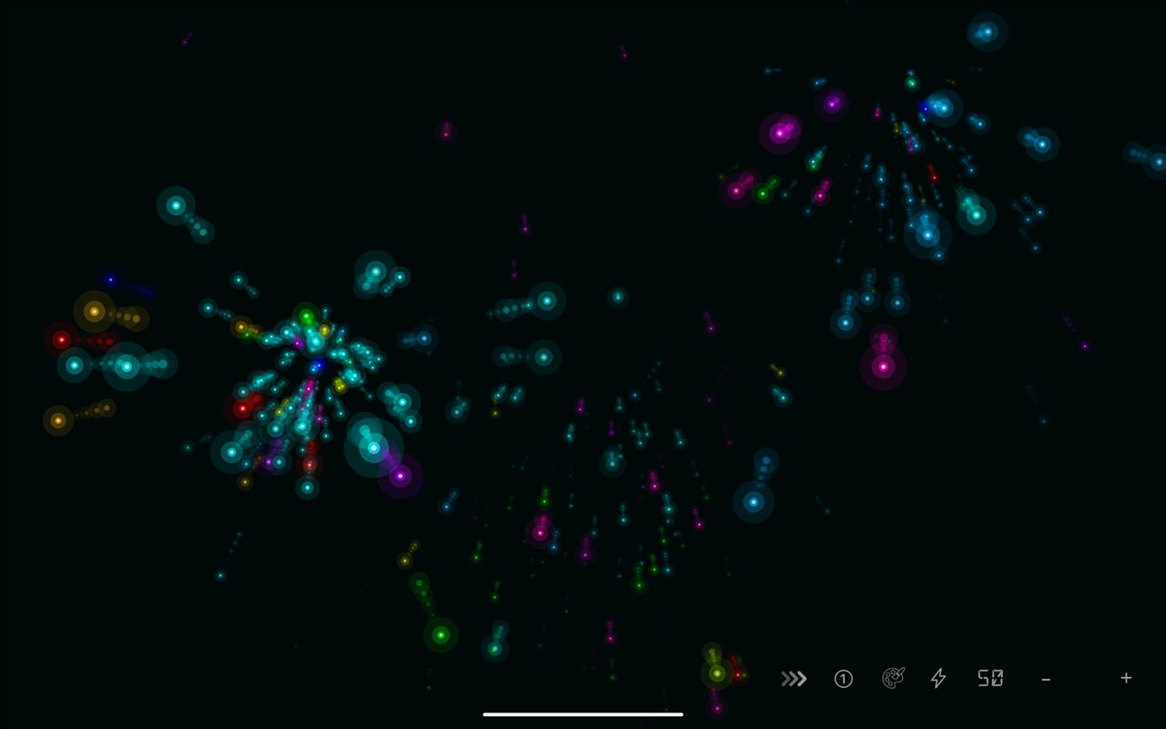 Landscape particles mode