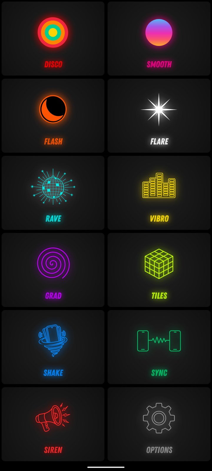 Disco Lights phone screenshot 01